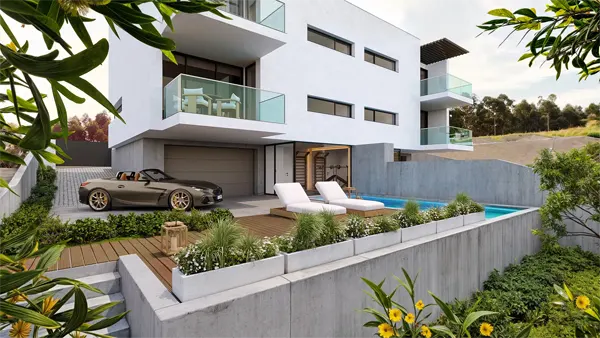 Imagens do Exterior: Traseiras